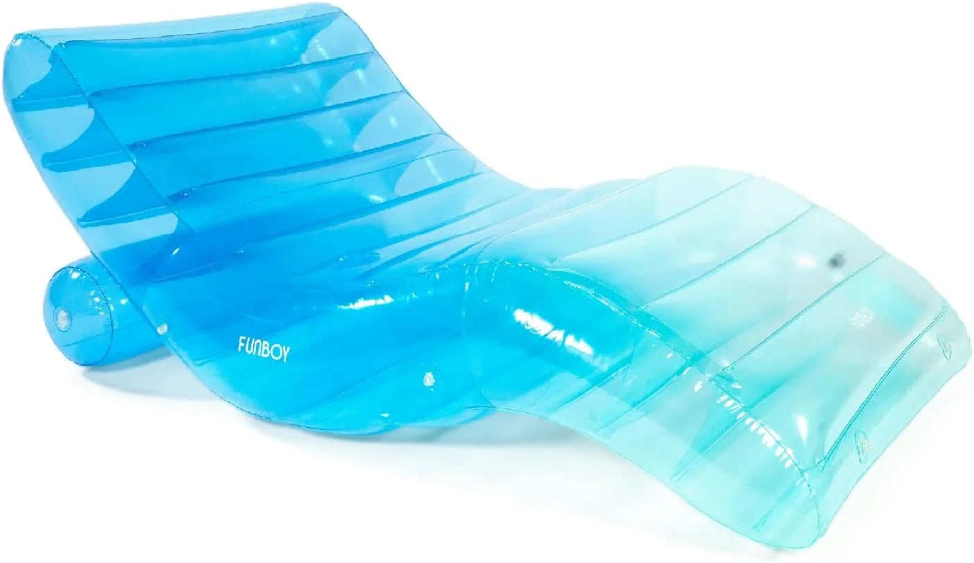 New Arrivals Giant Super Clear Chaise Lounger Pool Float