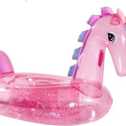 New Arrivals Giant Inflatable Glitter Unicorn, Luxury Float for Summer Pool Parties and Entertainment