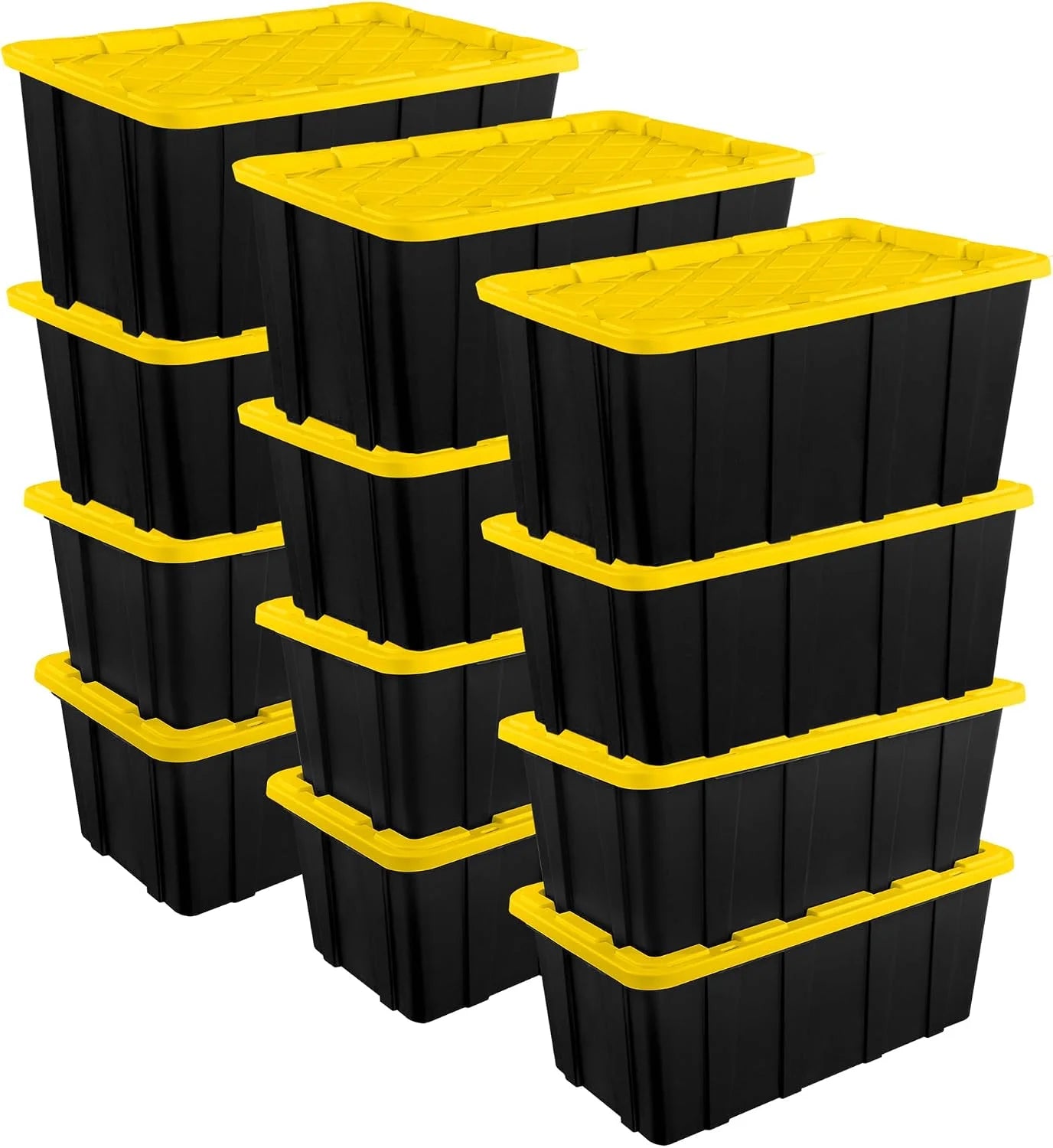 Sterilite 4-Pack 27 Gallon Industrial Storage Tote, Heavy-Duty Plastic Bins bifanuoyard - Image 12