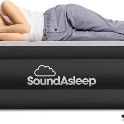 Alternative view of Dream Series Luxury Air Mattress with ComfortCoil Technology & Built-in High Capacity Pump for Home