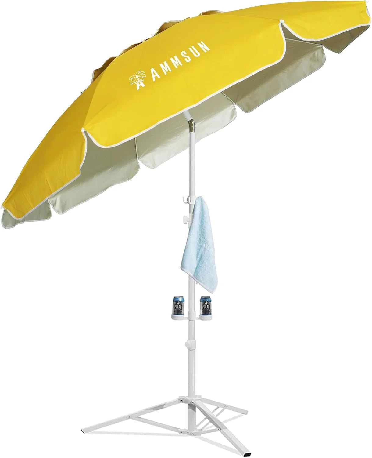 New Arrivals Shade Umbrella, Premium Portable Umbrella with Stand, 6.5ft Lightweight Free Standing Canopy for Sporting Games - Image 6
