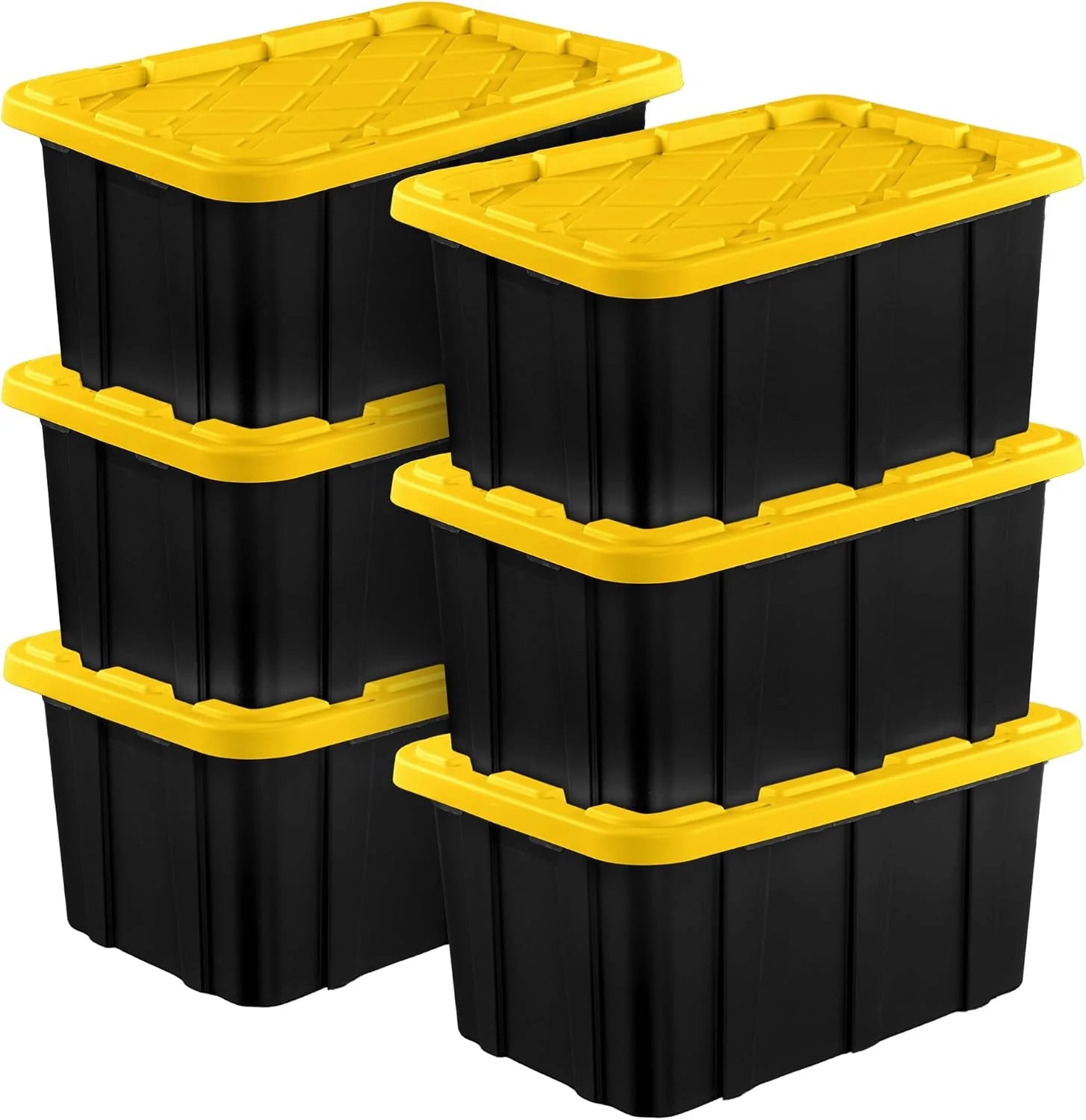 Sterilite 4-Pack 27 Gallon Industrial Storage Tote, Heavy-Duty Plastic Bins bifanuoyard - Image 15
