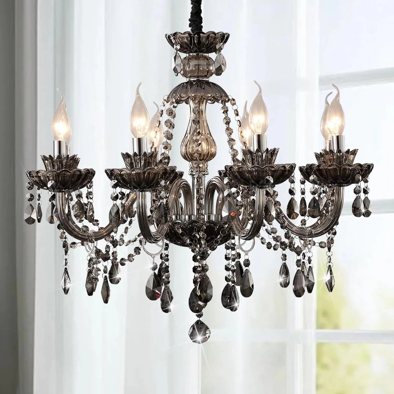 New Arrivals Chandeliers Classic Crystal Candle Chandelier Lighting - Image 3