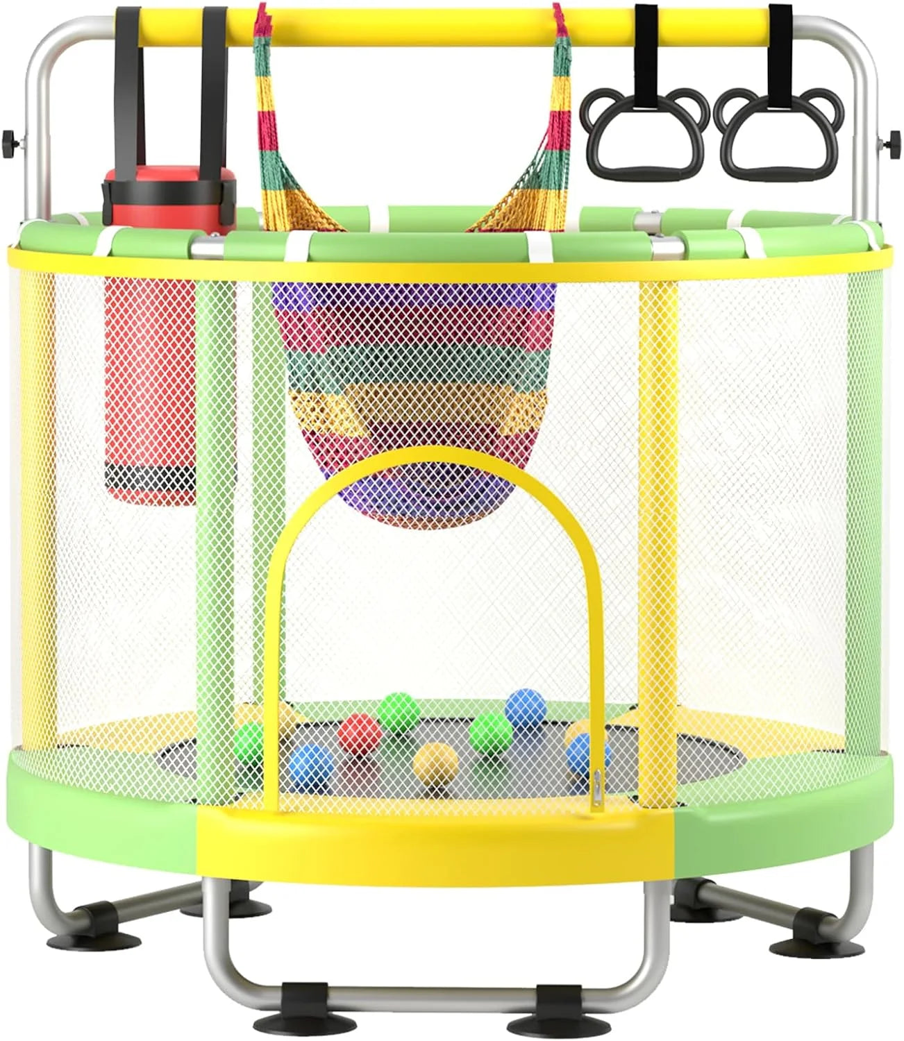 New Arrivals 55 Trampoline for Kids with Enclosure - Image 6