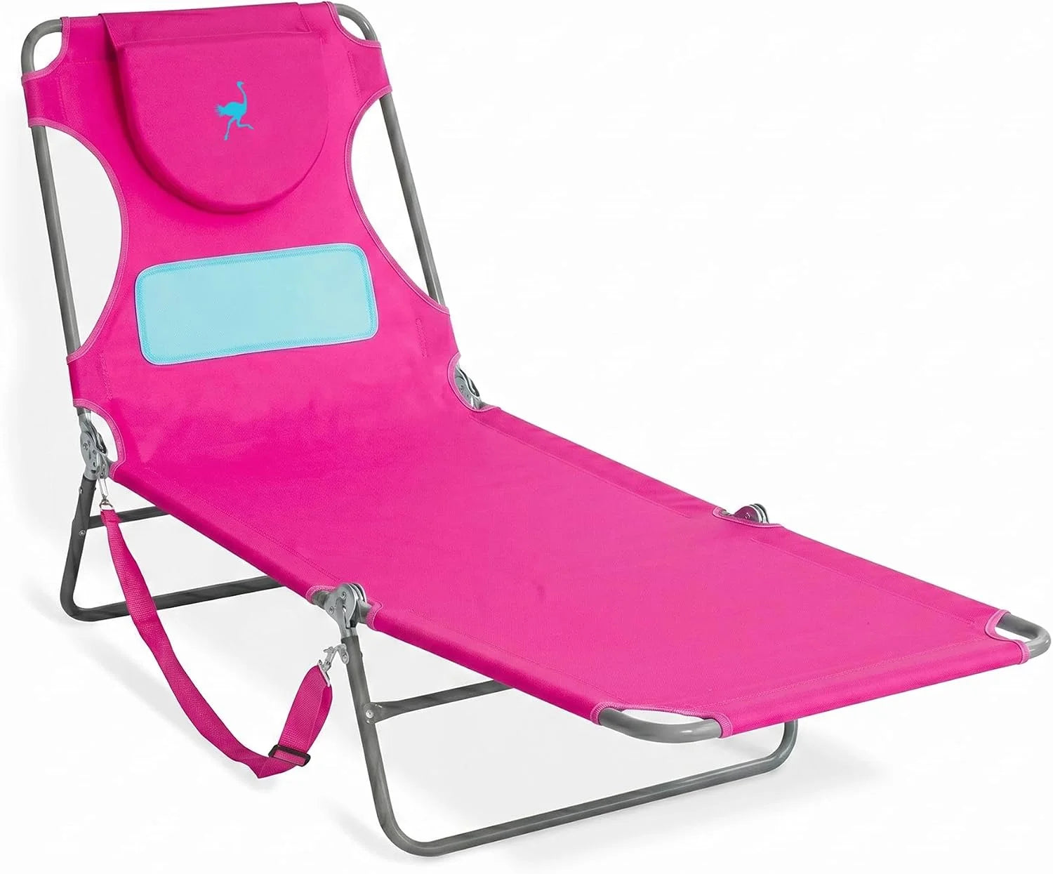 Ladies Comfort Lounger with Chest Support, Foldable and Portable Reclining Outdoor Patio Beach Lawn Camping - Image 7