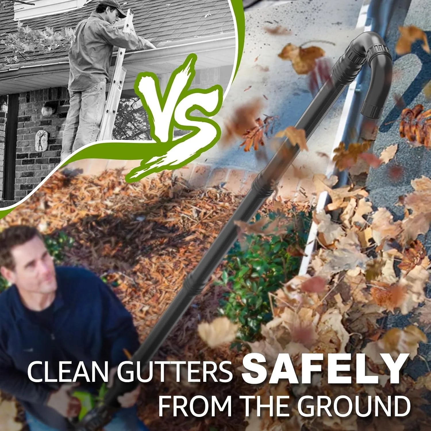 New Arrivals 8.3FT Gutter Cleaning Attachment Compatible with EGO Leaf Blower - Image 3