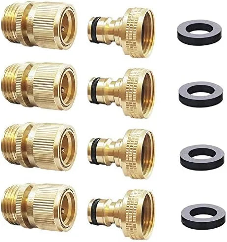 Hose Quick Connector Water Hose Qucik Connect Garden Hose Connectors Brass Hose connectors Water Quick Connect - Image 2