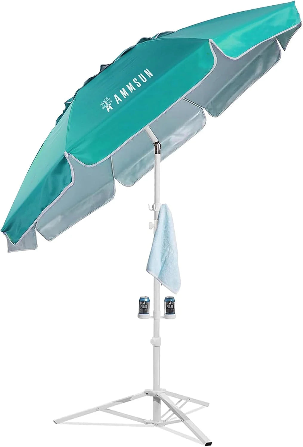 New Arrivals Shade Umbrella, Premium Portable Umbrella with Stand, 6.5ft Lightweight Free Standing Canopy for Sporting Games - Image 2