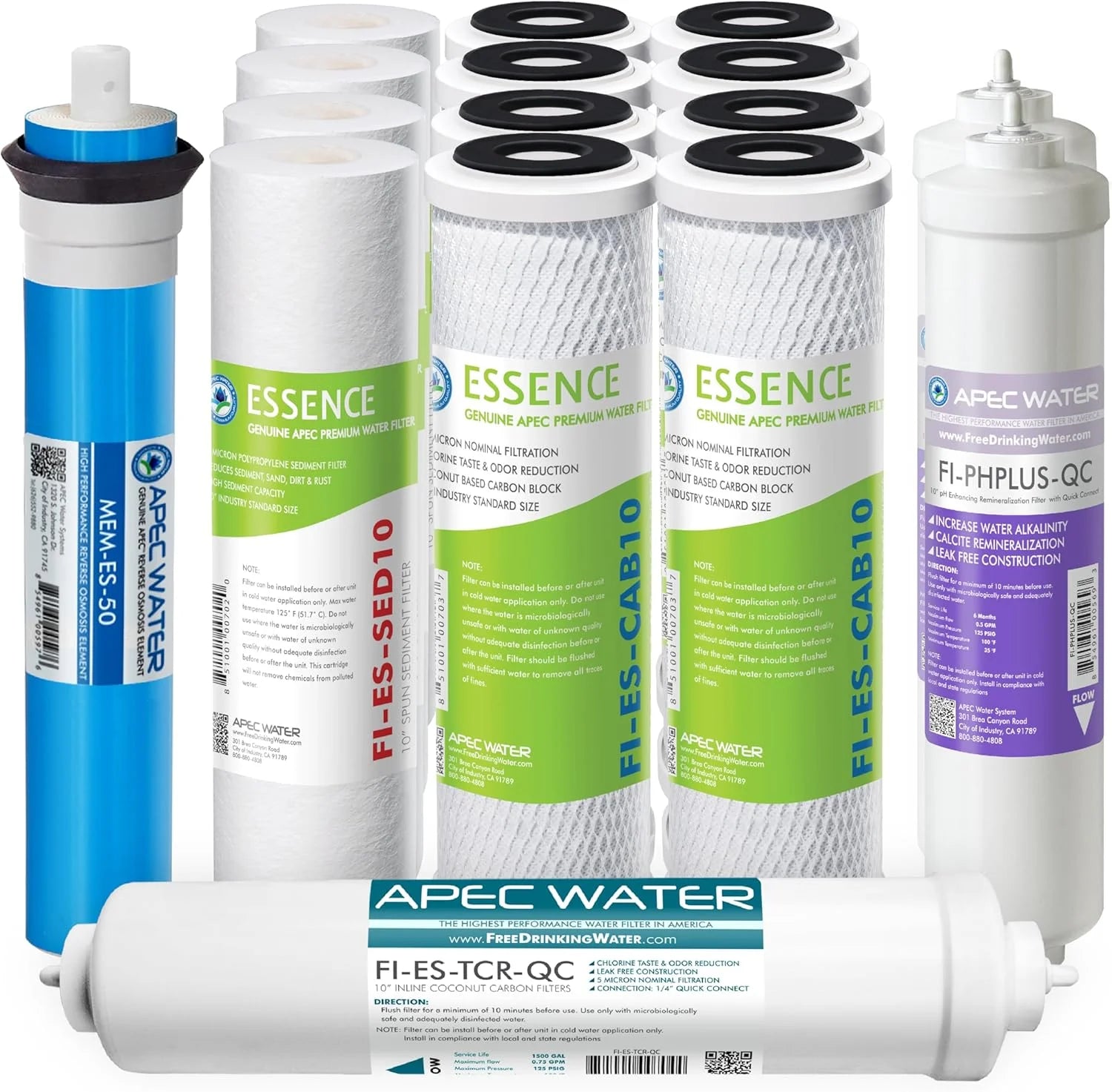 New Arrivals Water FILTER-MAX-ES50 Reverse Osmosis Filter Replacement Set, 50 GPD " For Home Projects - Image 8