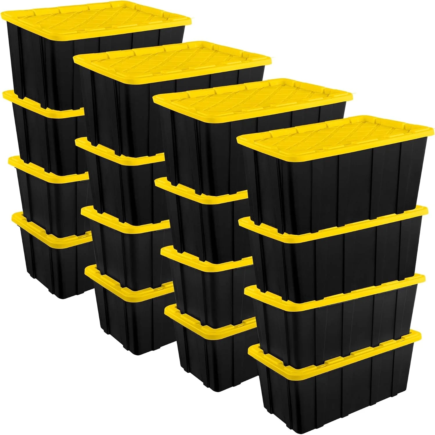 Sterilite 4-Pack 27 Gallon Industrial Storage Tote, Heavy-Duty Plastic Bins bifanuoyard - Image 14