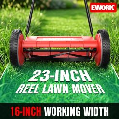 Alternative view of New Arrivals Push Reel Lawn Mower 23 with 5-Blade Cutting System for Lawn Care " For Lawn Care