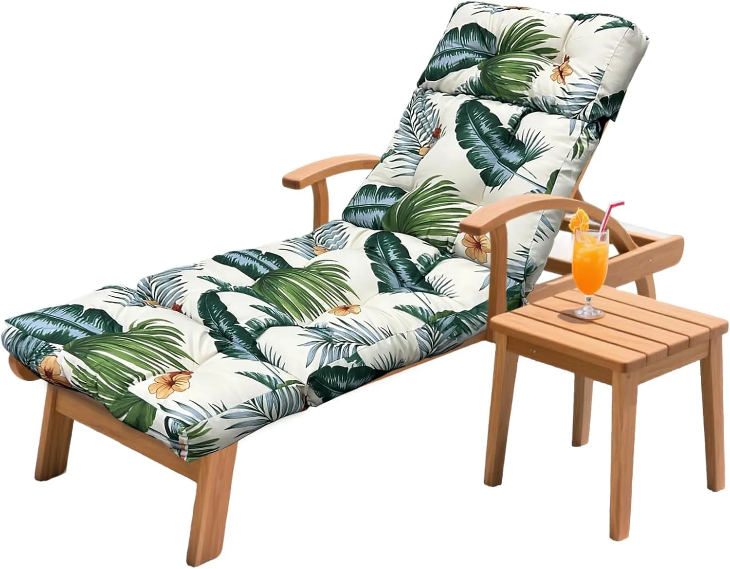 HCyopin Outdoor Chaise Lounge Chair Cushion 75.1 x 23.6 x 4.7in, Waterproof Replacement Cotton Patio Thickened Pool Lounge Chair Cushion - Image 12
