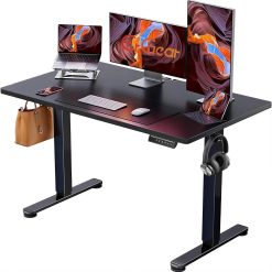 Alternative view of New Arrivals Height Adjustable Electric Standing Desk, 48 x 24 Inches Sit Stand up Desk