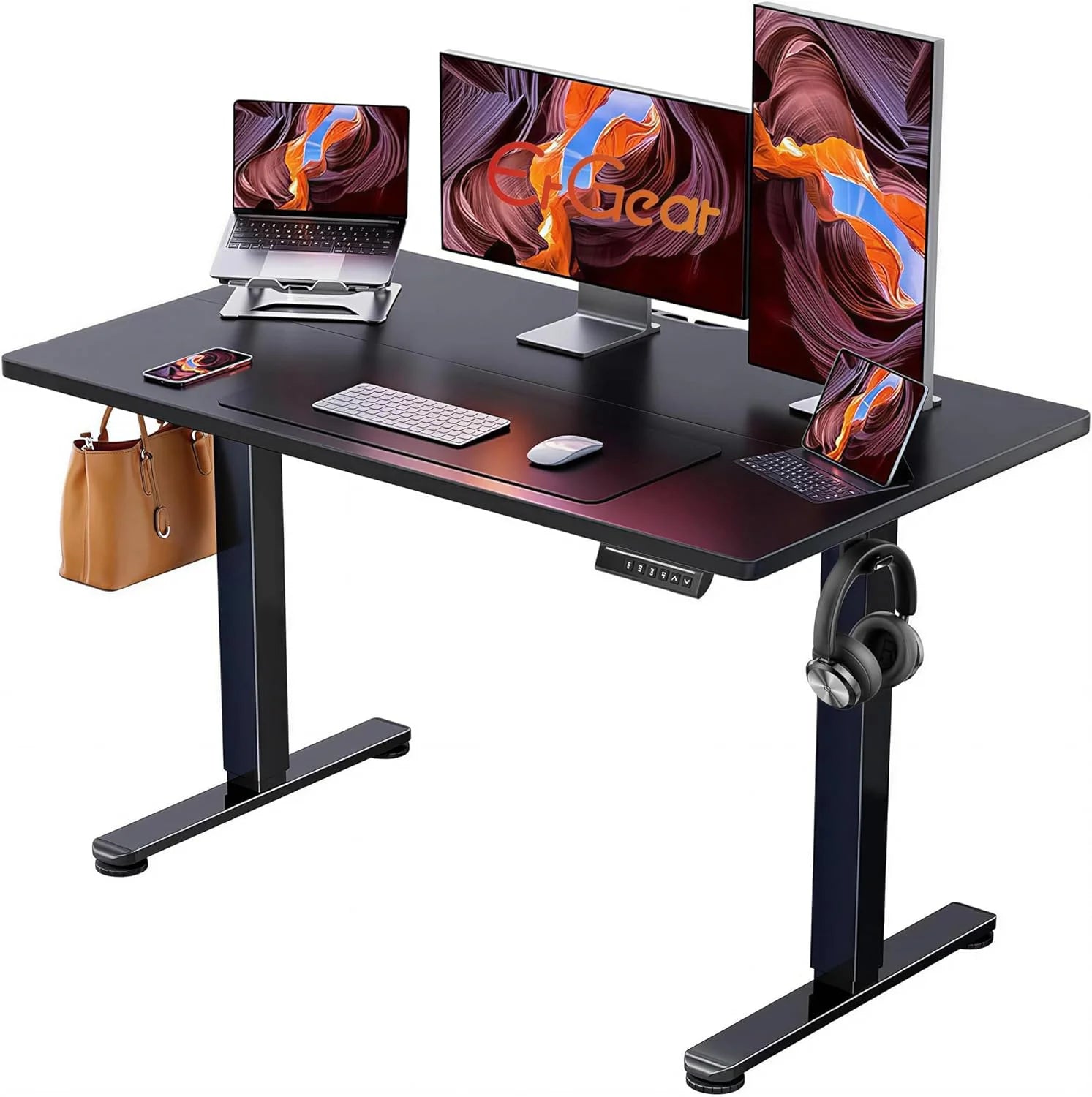 New Arrivals Height Adjustable Electric Standing Desk, 48 x 24 Inches Sit Stand up Desk - Image 2