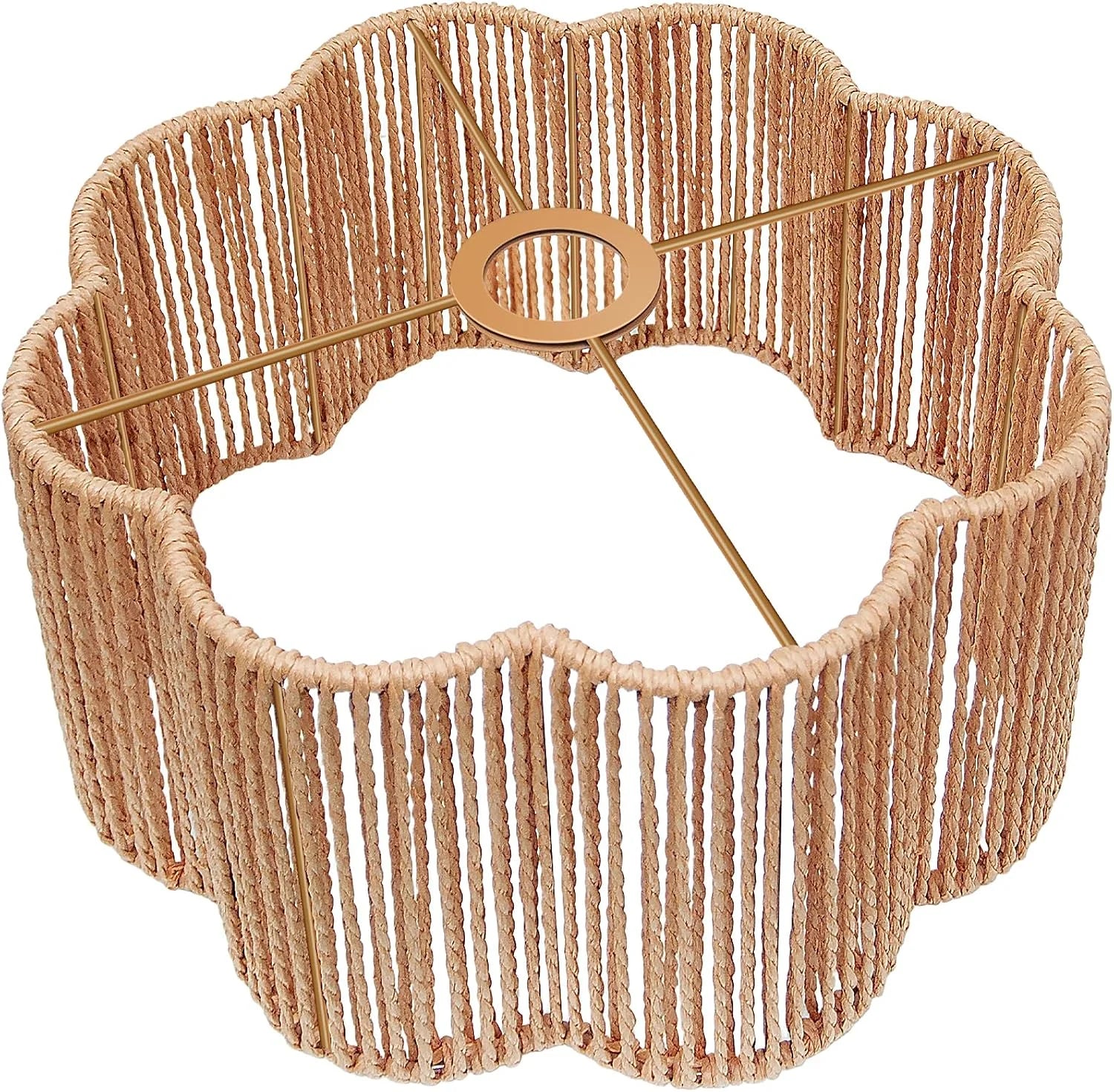 LUCORUSC Hanging Light Lamp Shades Boho Rattan Lamp Shades bifanuoyard