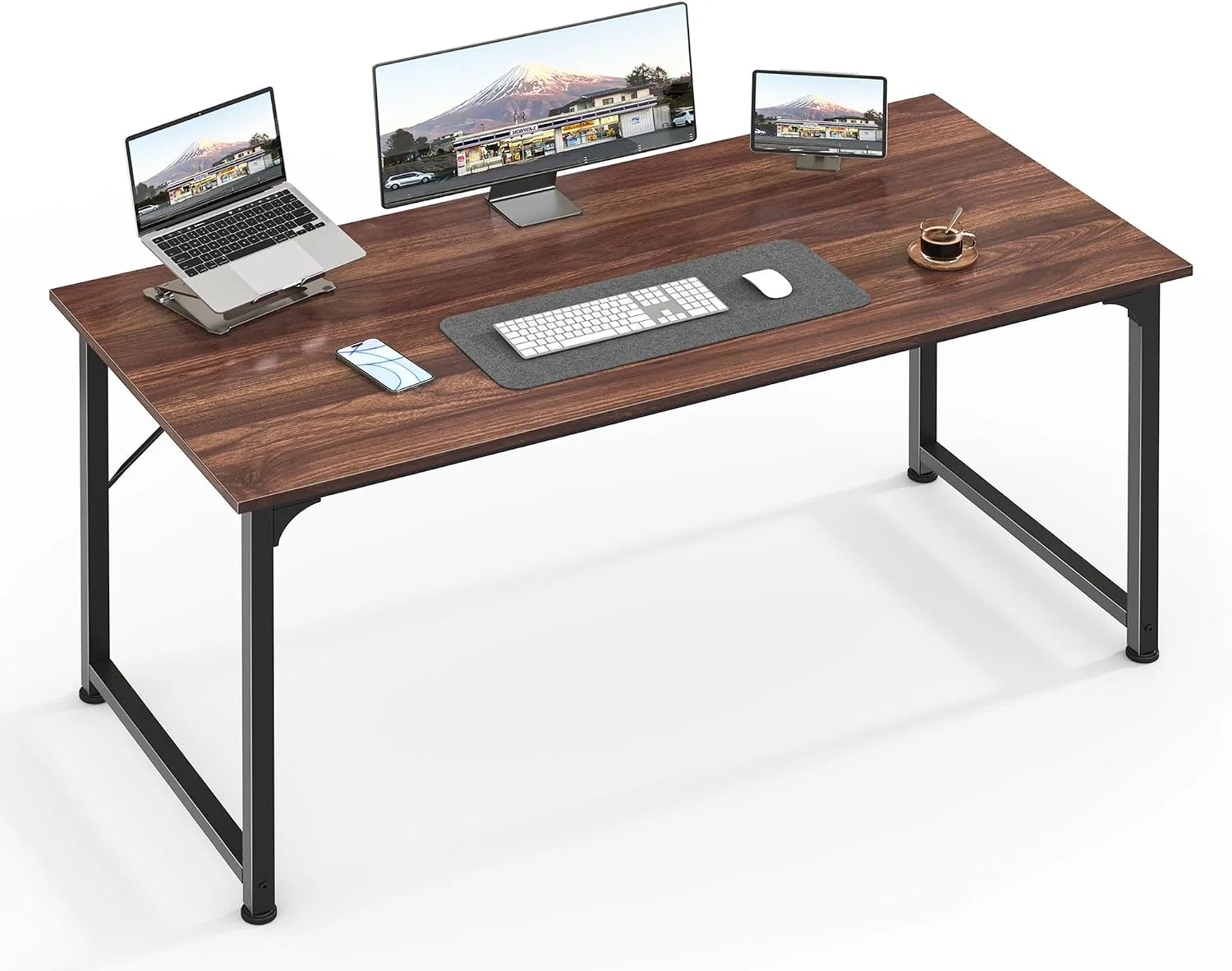 New Arrivals Computer Desk, 55 Inch Home Office Desk - Image 28