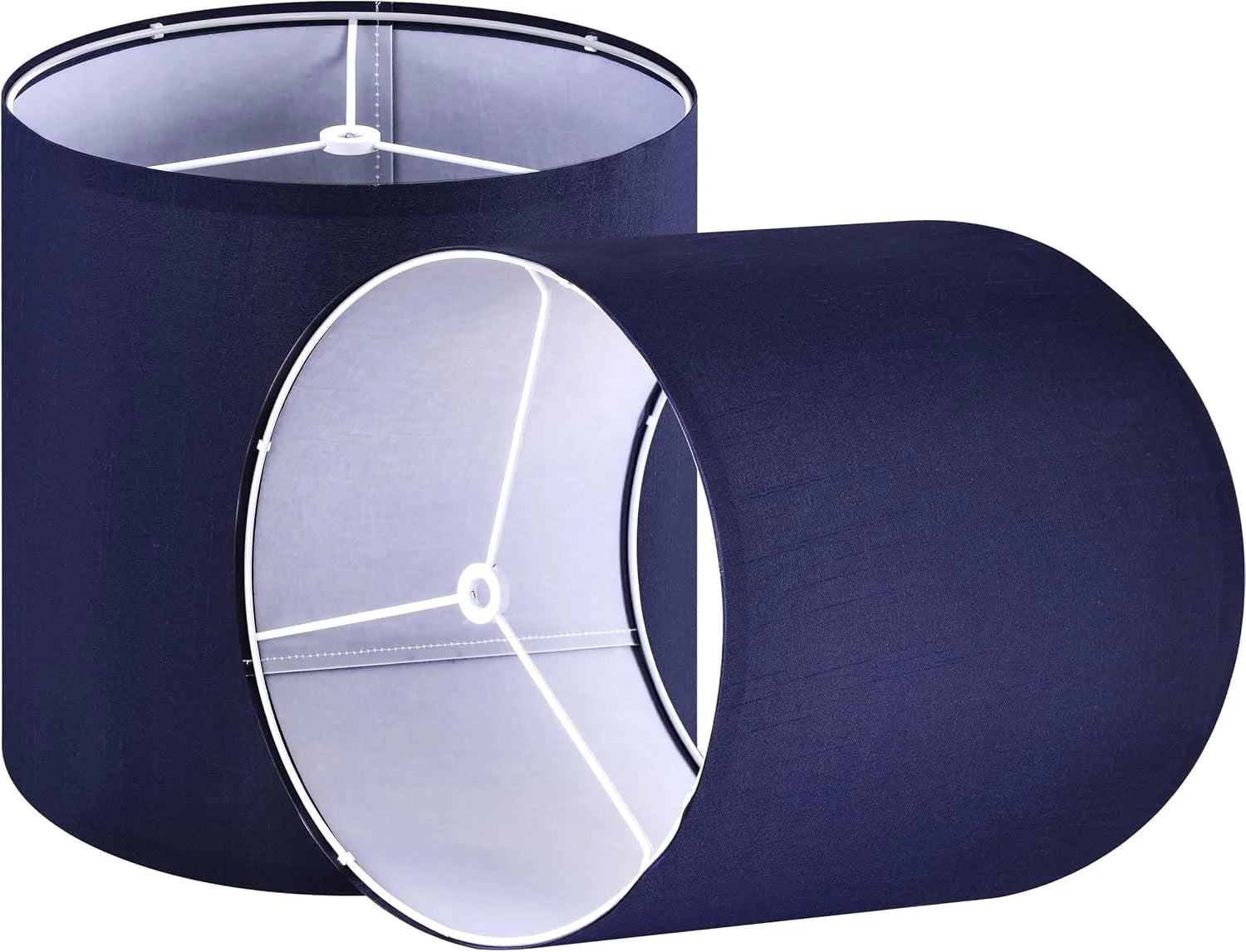 1 Pc Striped Lamp Shade for Table Lamps, Modern Replac Lampshade Drum Fabric Deco - Image 14