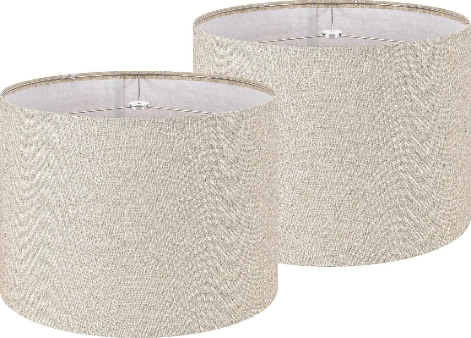 ZEPHRUM Large Drum Lamp Shade (Set of 2) bifanuoyard - Image 4