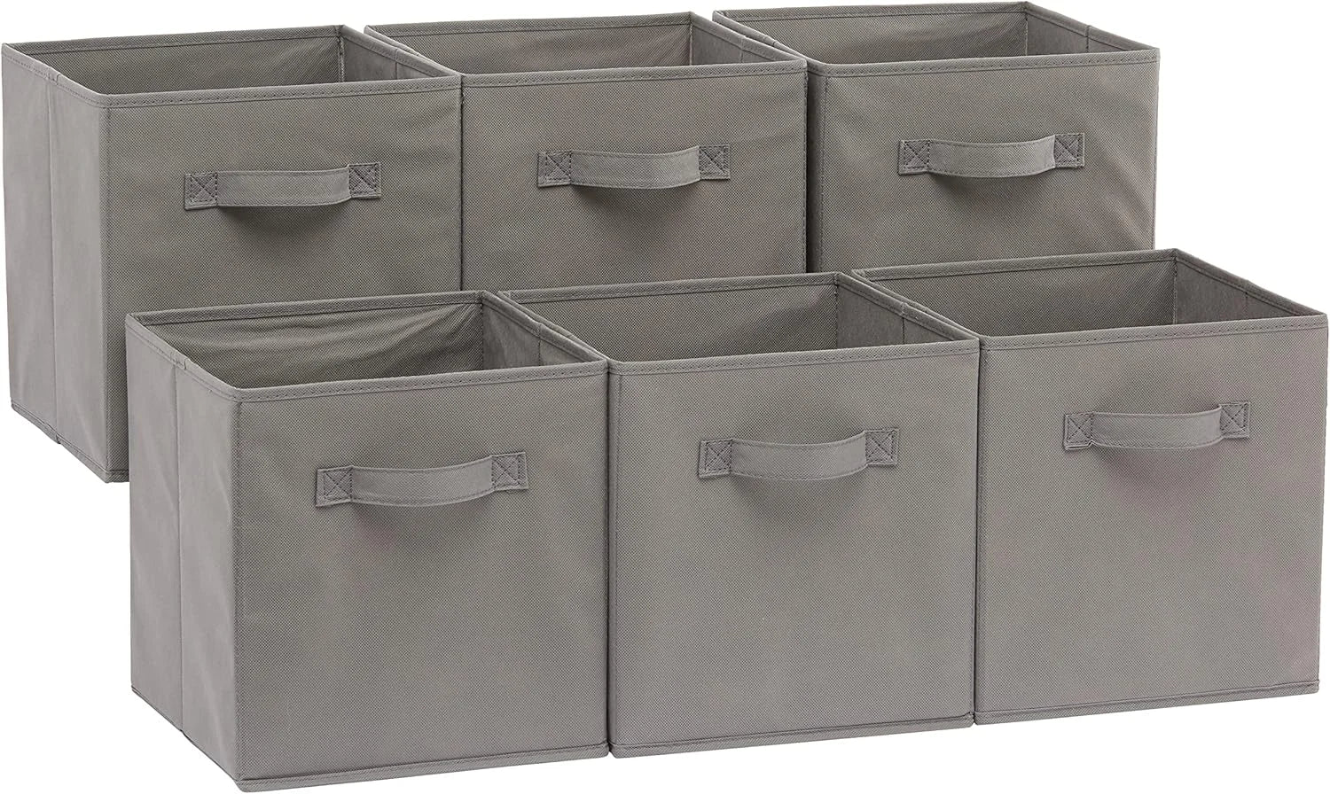 Collapsible Fabric Storage Cube Bins Organizer with Handles, Organization Containers, Multifunctional, 13 x 13 x bifanuoyard