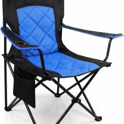 Alternative view of FAIR WIND Oversized Padded Camping Chair 2 Pack 350 LBS Capacity Heavy Duty Quad Chair with Lumbar-Support bifanuoyard