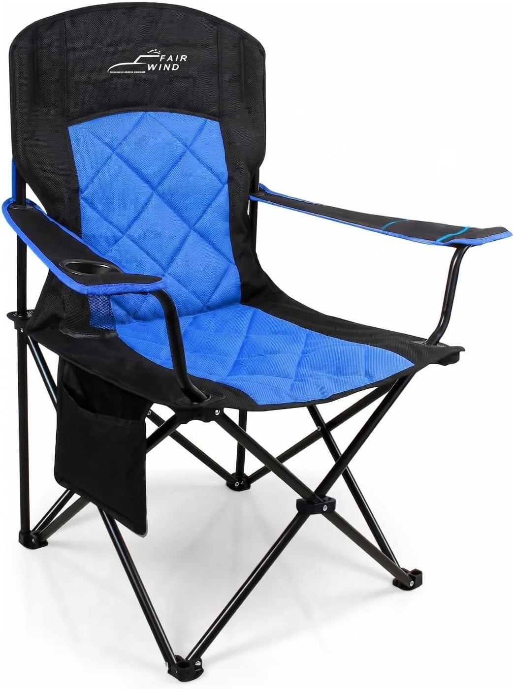 FAIR WIND Oversized Padded Camping Chair 2 Pack 350 LBS Capacity Heavy Duty Quad Chair with Lumbar-Support bifanuoyard - Image 2