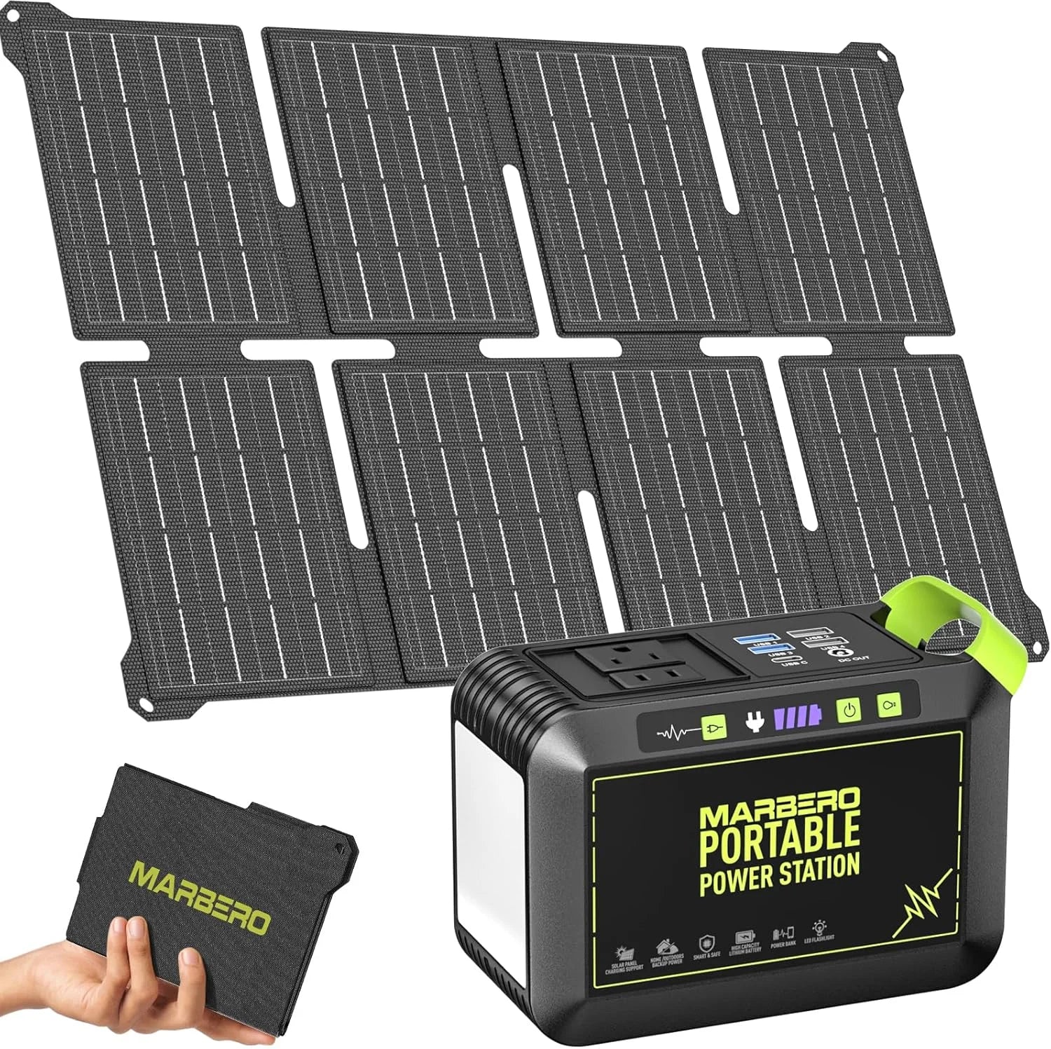 New Arrivals Portable Power Station 88Wh Camping Lithium Battery Solar Generator Fast Charging with AC Outlet 120W Peak Power - Image 6