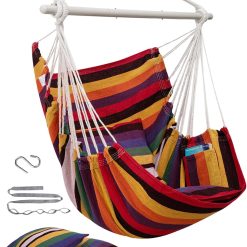 Alternative view of New Arrivals Hammock Chair Swing Indoor Outdoor 500 Lbs, Steel Bar & Anti-Slip