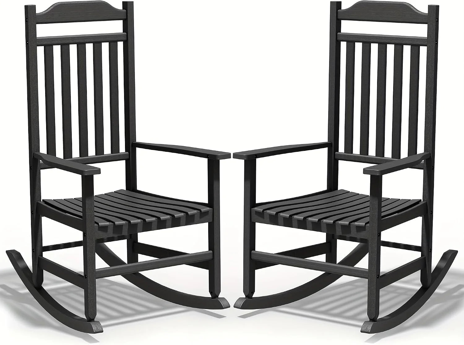 Bifanuo 300LBS Heavy Duty HDPS Poly Outdoor Rocking Chair - Image 3
