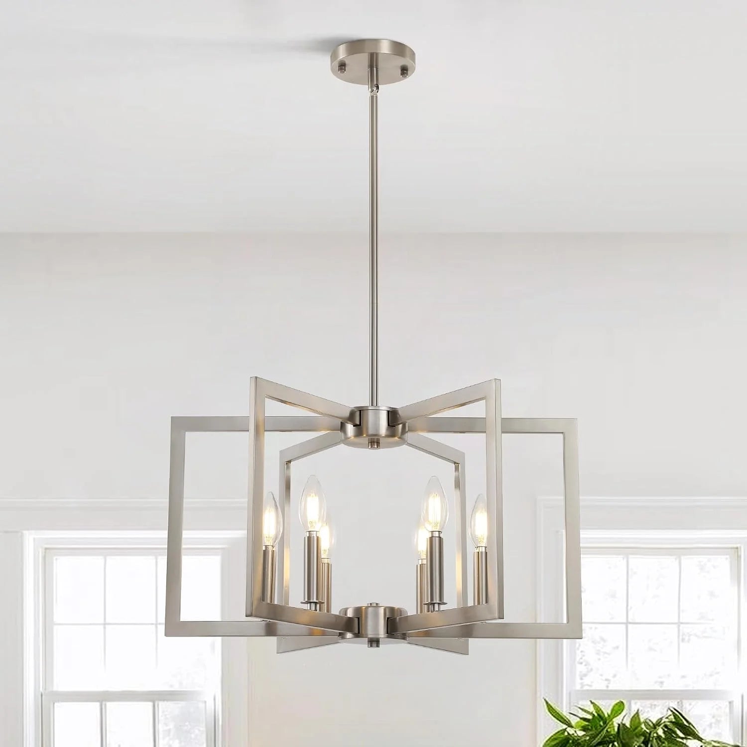 New Arrivals 6-Light Gold Pendant Light, Modern Farmhouse Dining Room Light Fixtures Over Table - Image 6