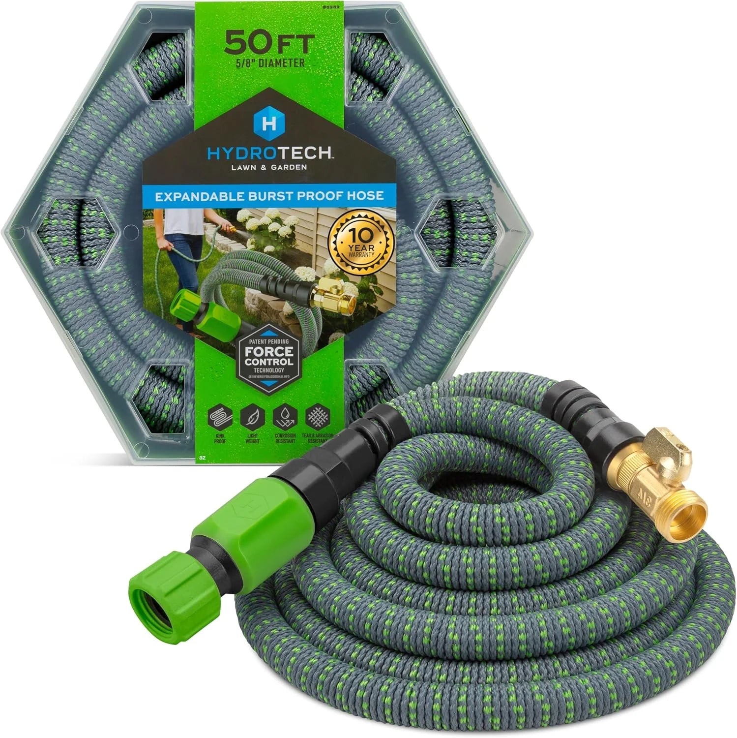 New Arrivals 100 ft Expandable Burst-Proof Garden Hose, 5/8 in Diameter - Image 3
