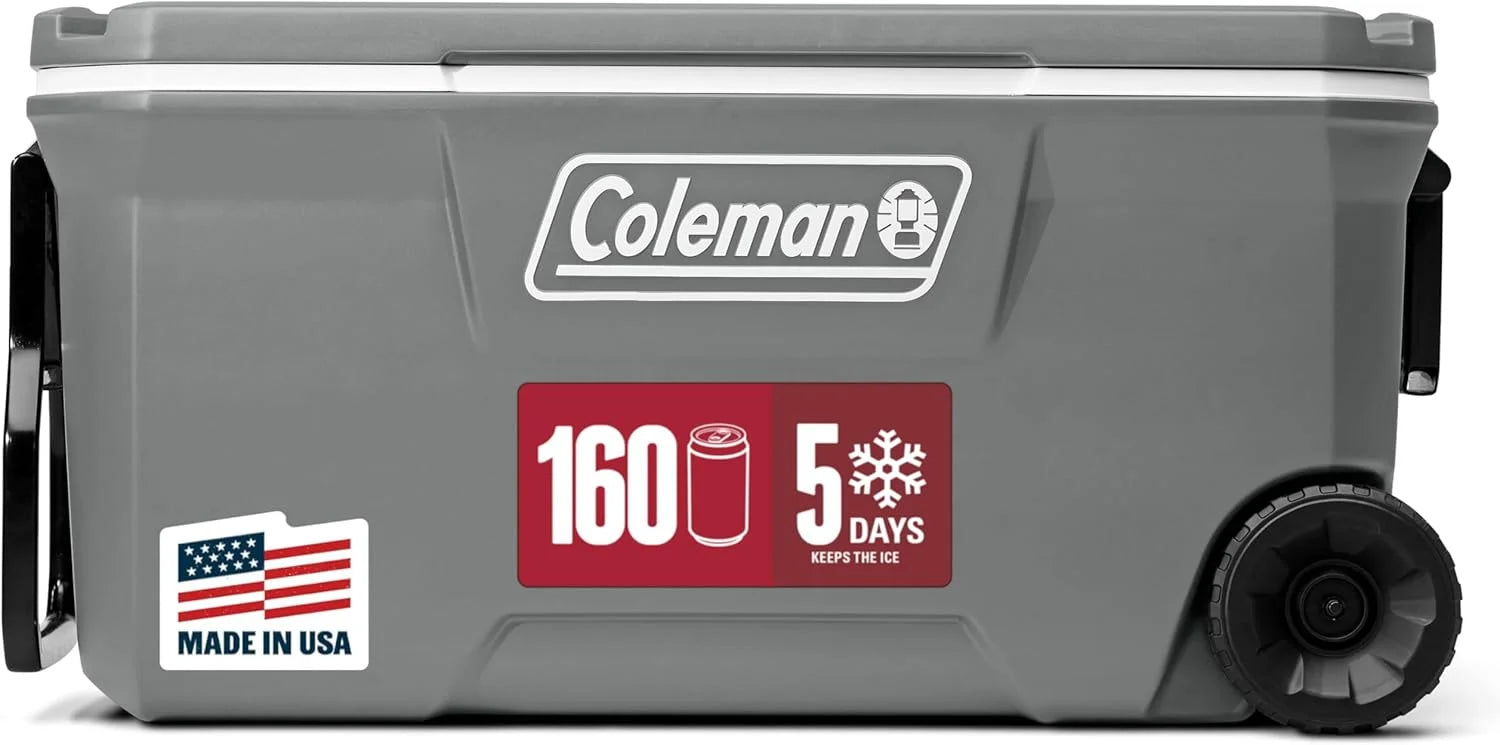 New Arrivals Coleman Classic Series Insulated Portable Rolling Cooler with Wheels - Image 2