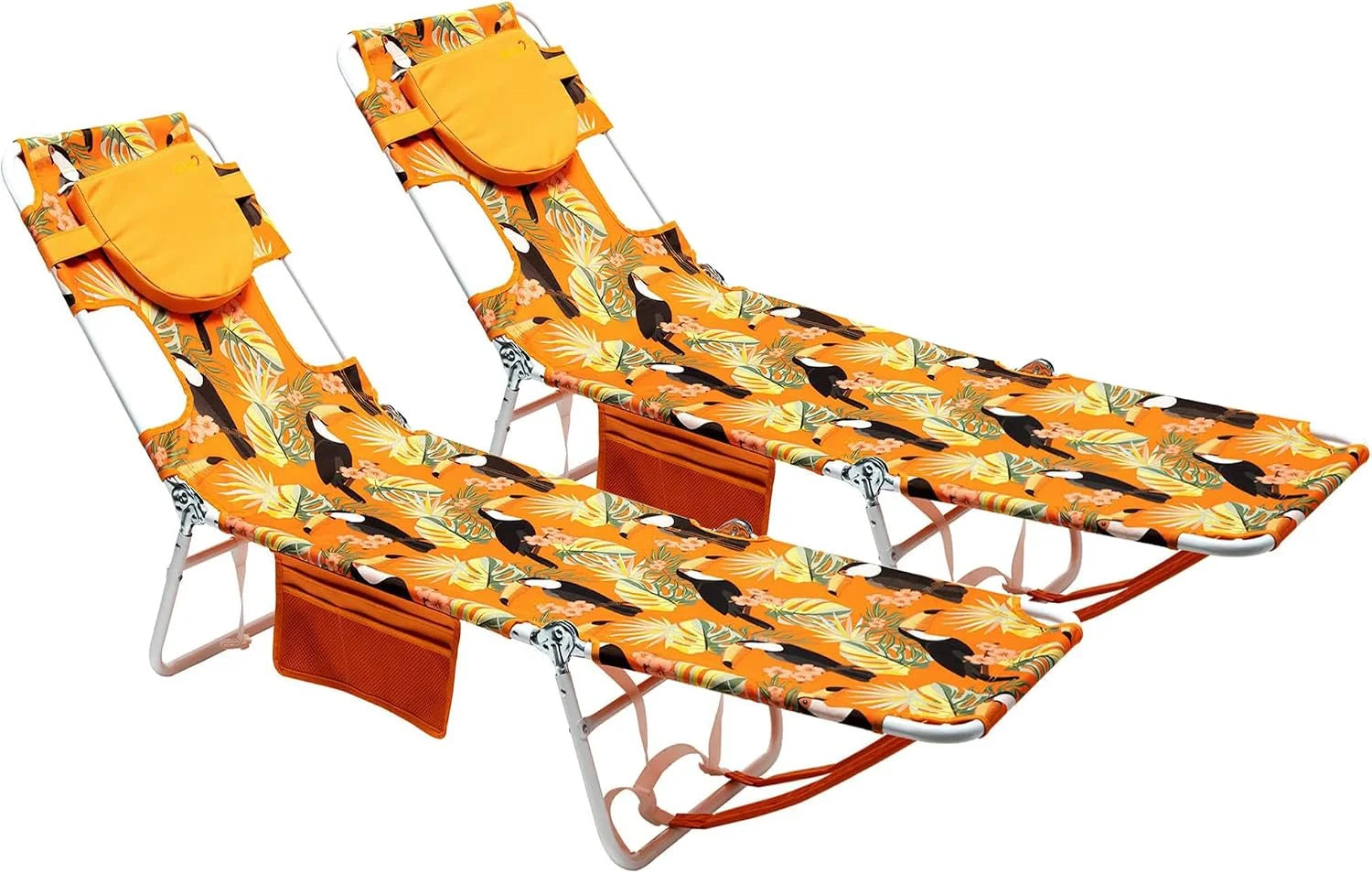 New Arrivals Lay Flat Tanning Chair, Face Down Lounger, 5-Position Reclining, Heavy-Duty 300 lb Capacity - Image 10