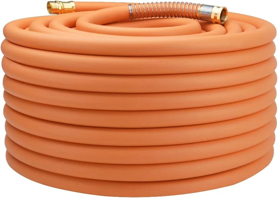 New Arrivals Garden Hose 50FT x 3/4, Heavy Duty Rubber Hose, 1200PSI Burst, 300PSI Working for Yard - Image 3