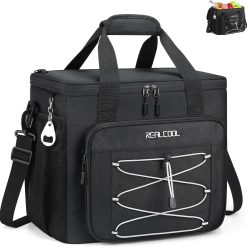 RealCool 35/45 Can Collapsible Soft Cooler Bag, Leakproof Ice Chest
