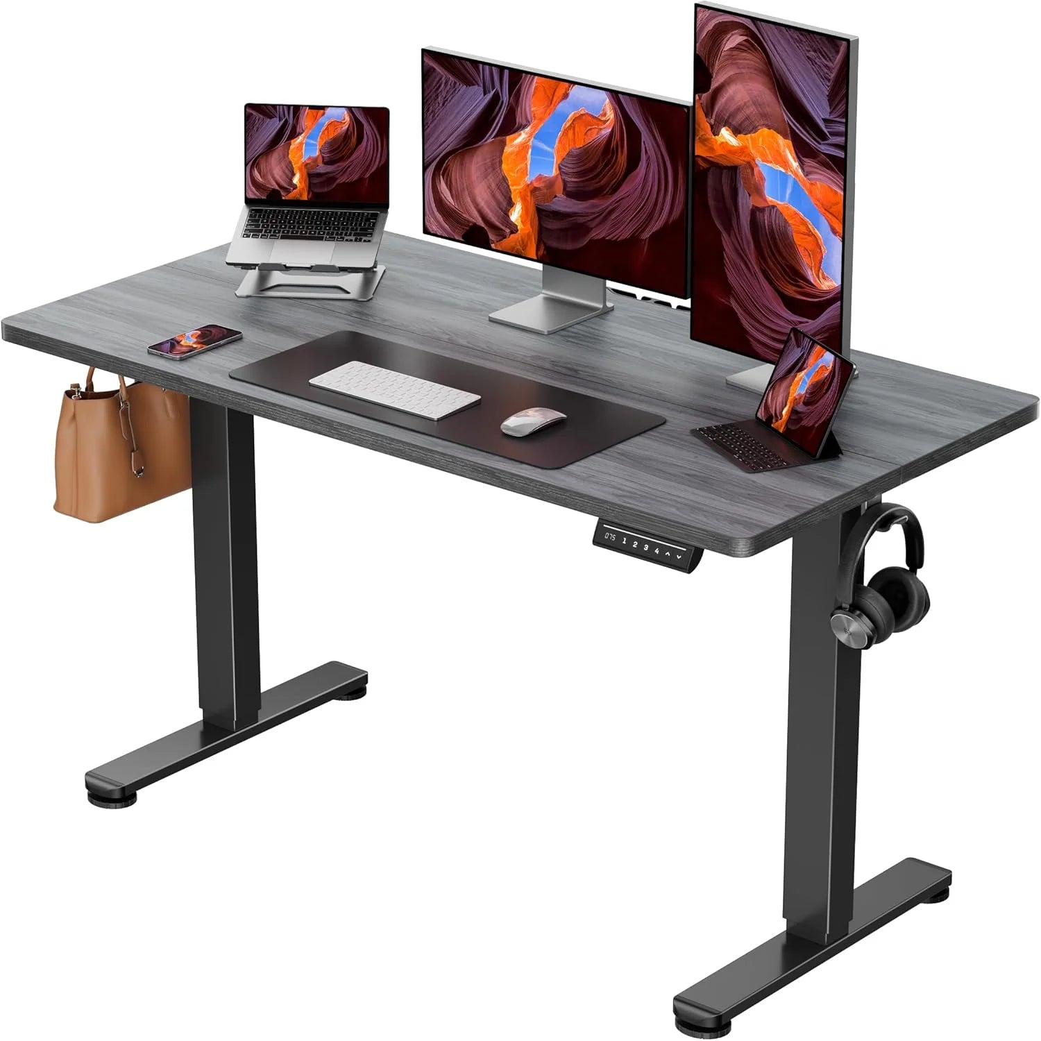 New Arrivals Height Adjustable Electric Standing Desk, 48 x 24 Inches Sit Stand up Desk - Image 17
