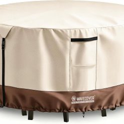 Wavecover 4-Piece Patio Furniture Cover Set, 600D Heavy Duty Outdoor Furniture Covers Waterproof " Fits 3-Seater Sofa