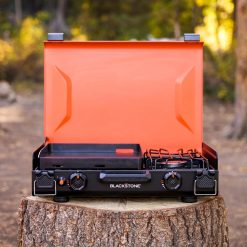 Alternative view of New Arrivals 2364 12 x 14 Camping Griddle with Side Burner