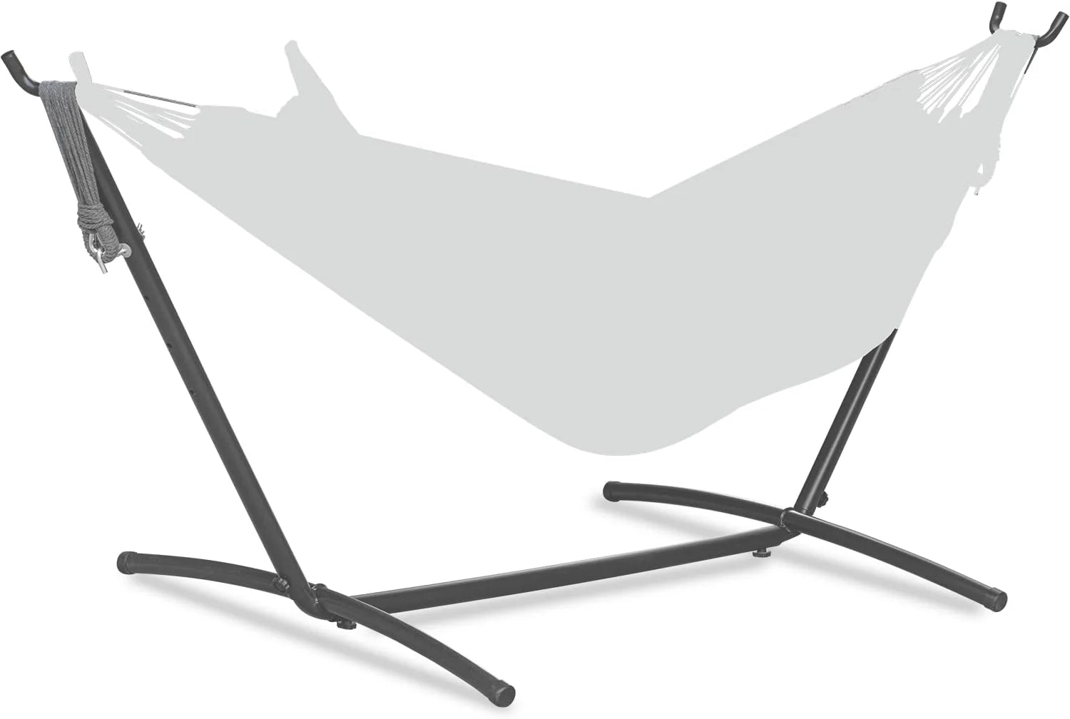 New Arrivals Double Hammock with Stand for Outside, Heavy-Duty, Portable (Coffee) - Image 5
