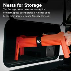 Alternative view of New Arrivals Rhino RV Sewer Hose Support Kit, Extends Over Uneven Terrain for Easy Drainage, Holds Up to 15-Feet of RV Sewer