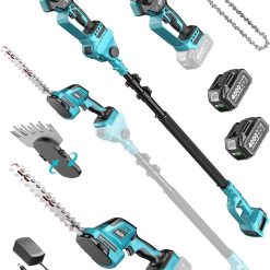 Alternative view of SEESII 4-in-1 Pole Saw & Pruning Shears Combo Kit with Brushless Motor