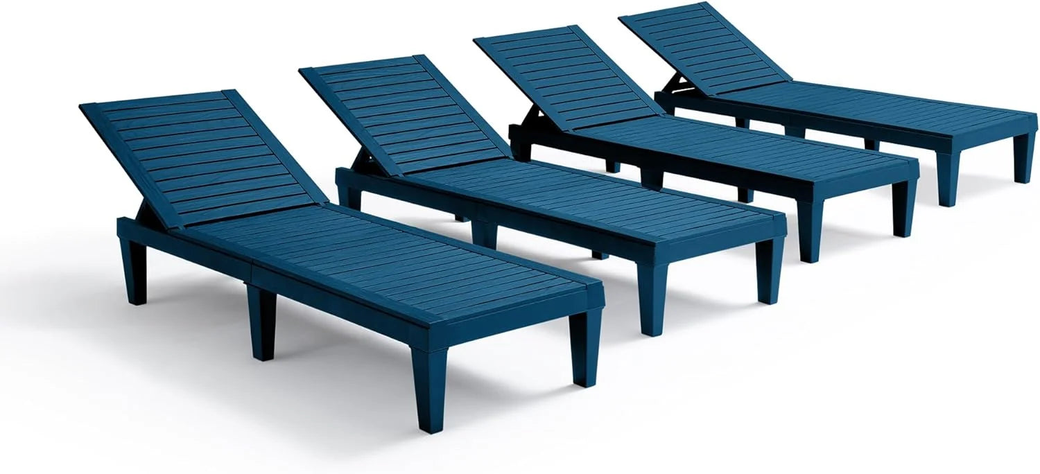 Nestl Lounge Chair Outdoor, Tanning Chair, Chaise Lounge Outdoor Set of 2, 5 Adjustable Positions bifanuoyard - Image 20