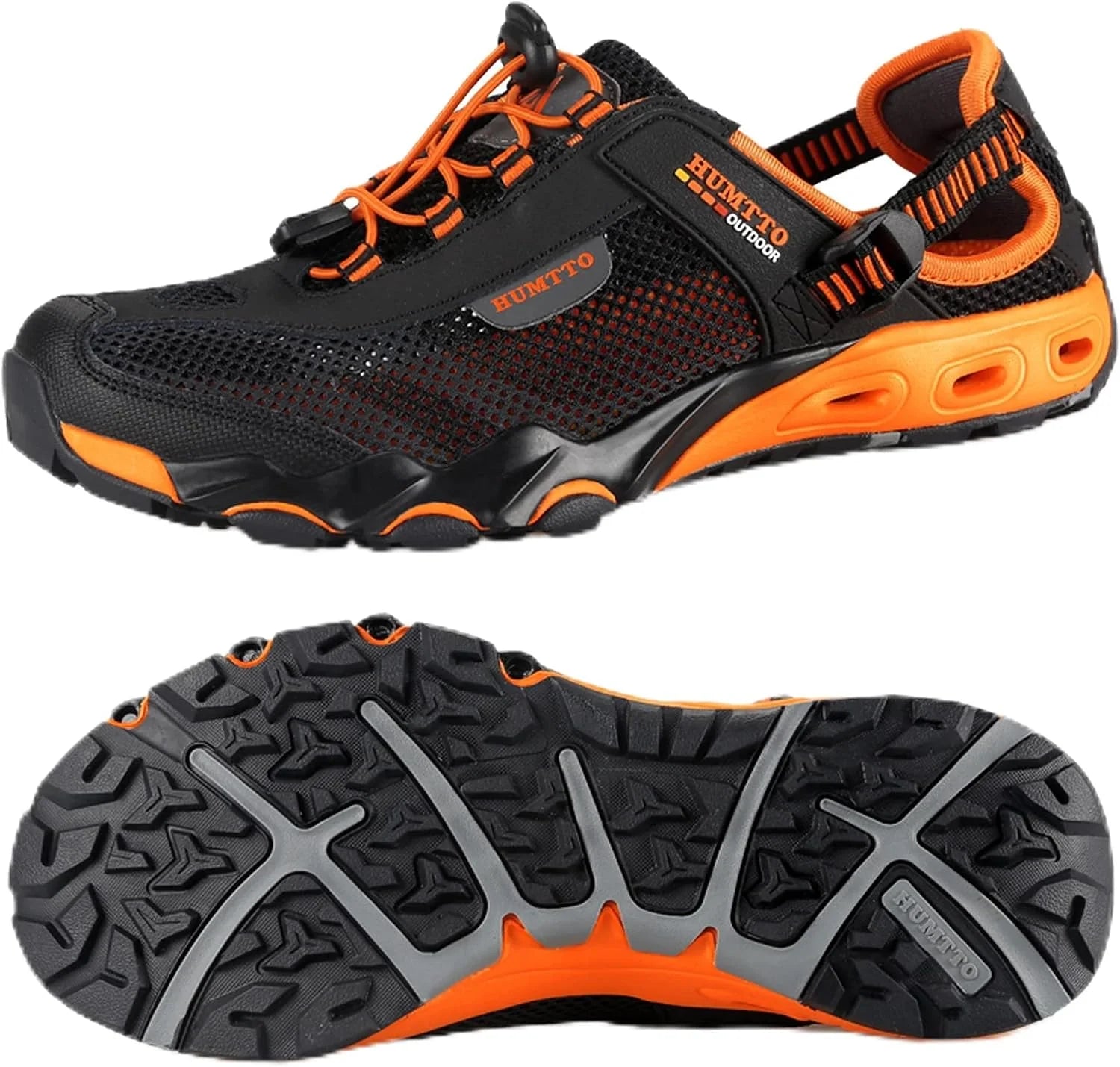 New Arrivals HUMTTO Men鈥檚 Amphibious Water Shoes " Hiking Sandals for Men Outdoor Water Sandal Closed Toe Non-Slip River Shoes Summer Quick Drying Aqua - Image 3
