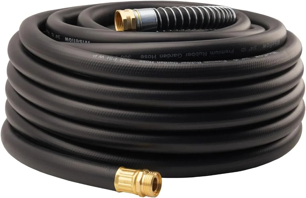 New Arrivals Garden Hose 50FT x 3/4, Heavy Duty Rubber Hose, 1200PSI Burst, 300PSI Working for Yard - Image 17