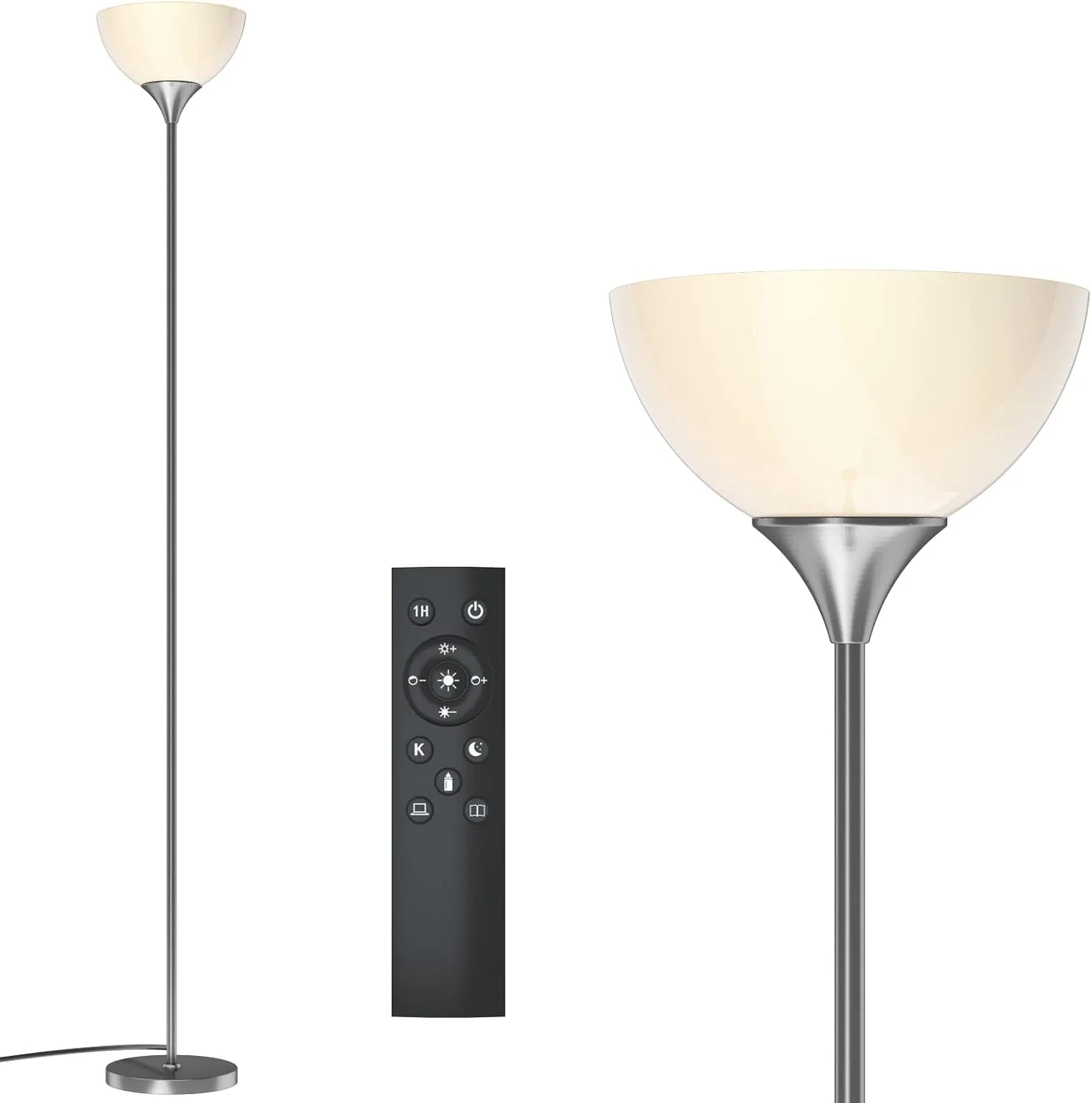 PESRAE Floor Lamp, Remote Control, Bulb Included bifanuoyard - Image 3