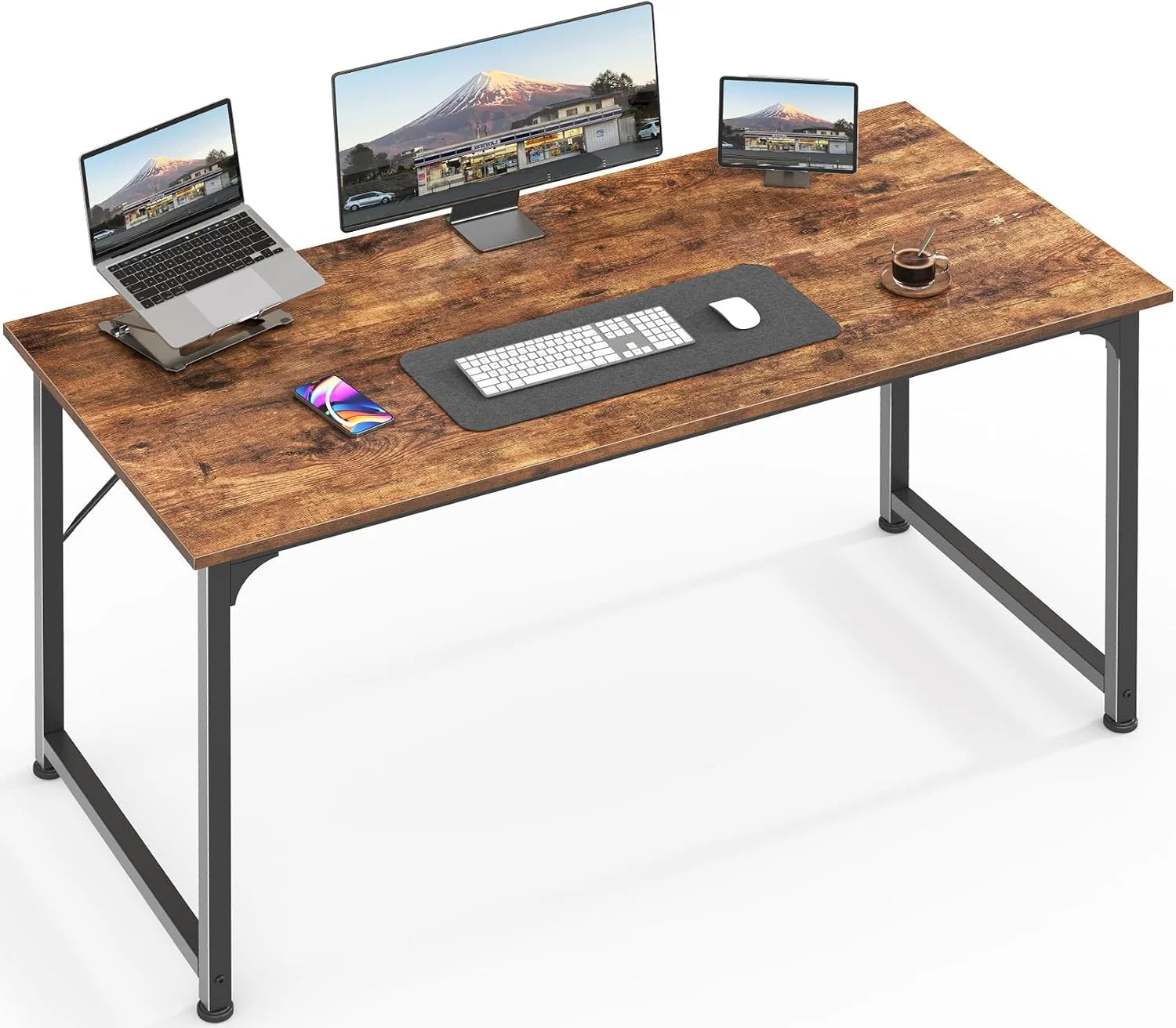 New Arrivals Computer Desk, 55 Inch Home Office Desk - Image 20
