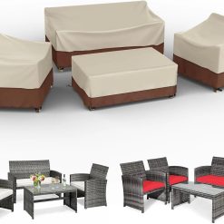 Alternative view of New Arrivals Patio Furniture Cover 4-Piece Set