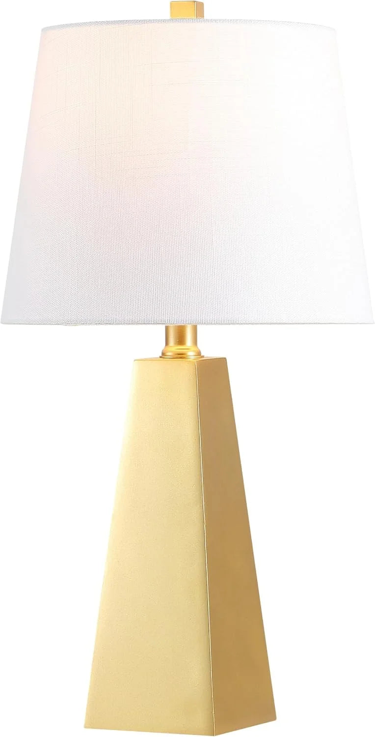 JONATHAN Y 20.5 White Marble Finish Modern Resin Table Lamp for Bedroom Living Room, Bulb Included bifanuoyard