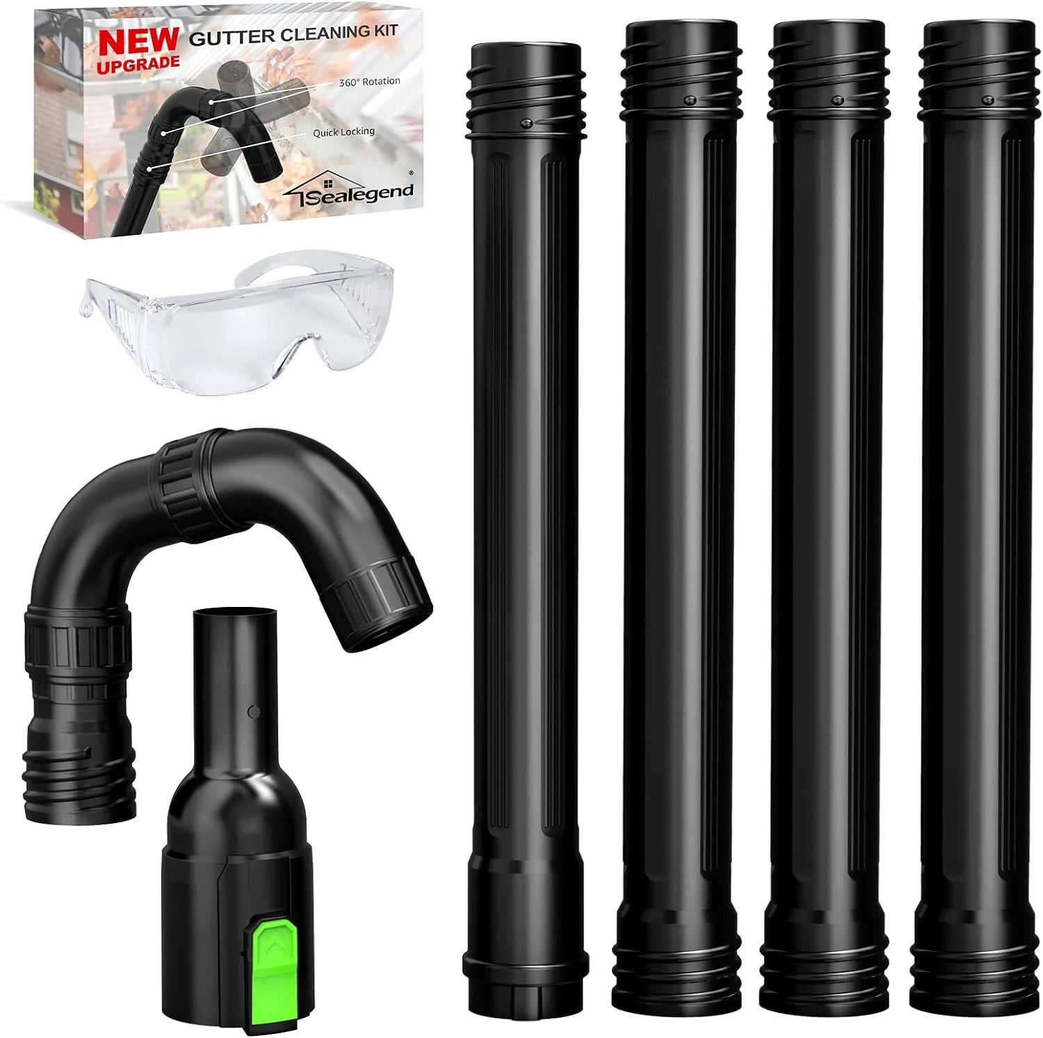 New Arrivals 8.3FT Gutter Cleaning Attachment Compatible with EGO Leaf Blower - Image 2