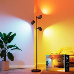 New Arrivals Tree Floor Lamp with 3 Rotatable Lights