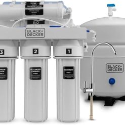 Alternative view of RO 75 Under Sink Water Filter, Alkaline 6-Stage Filtration System, pH+ Remineralization RO Water Filter " For Home Projects
